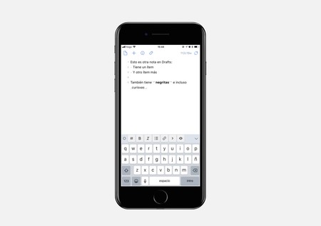 Drafts 5 para iOS, el punto de partida de cualquier acción en tu iPhone o iPad debe ser esta app