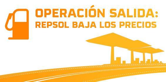 Operación Salida: Repsol baja los precios de la gasolina