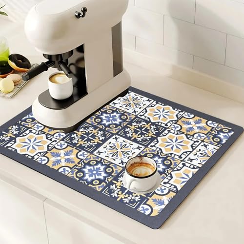 SOQKEEN Alfombrilla Escurreplatos 50 x 30 cm