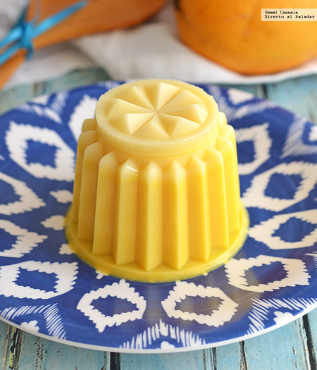 Gelatina de mango. Receta sencilla para el calor