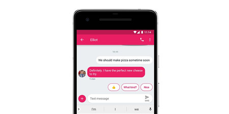 La aplicación Mensajes Android estrena las respuestas inteligentes de Google Allo