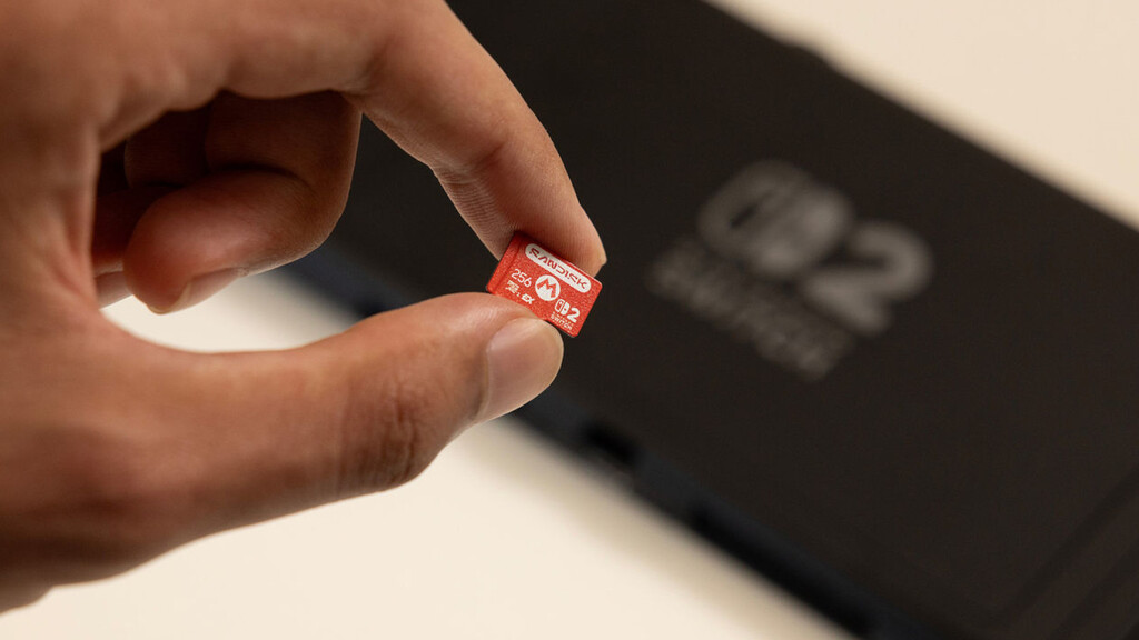 Más gigas en la Nintendo Switch 2 nunca vienen mal: por fin baja de precio la microSD oficial de Sandisk