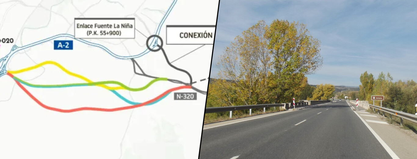 103,7 millones de euros para descongestionar Guadalajara: así es la variante de la N-320 que promete cambiar Cuatro Caminos