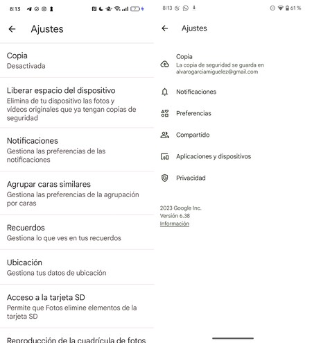 Google Fotos Antes Y Despues