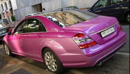 Mercedes Clase S Rosa