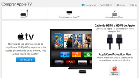 El AppleTV gana protagonismo en la Apple Store... ¿se acercan cambios?