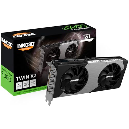 Inno3D GeForce RTX 5060 Ti Twin X2 8GB GDDR7 Reflex 2 RTX AI DLSS4