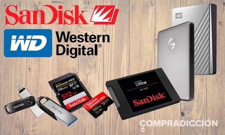Discos duros, pendrives y tarjetas de memoria: 12 ofertas en almacenamiento SanDisk y Western Digital tras el Prime Day