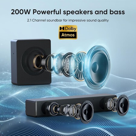 Barra De Sonido Con Subwoofer Amazon