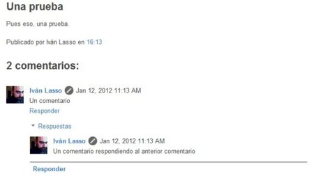 Los comentarios anidados llegan a Blogger