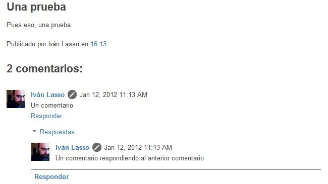 Los comentarios anidados llegan a Blogger
