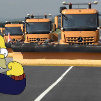Homer se va a quedar sin trabajo este invierno: Mercedes-Benz ya está probando sus quitanieves autónomos