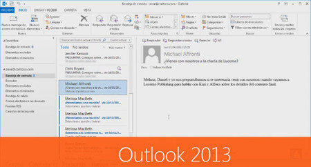 Outlook llegará a Windows RT con la actualización de Windows 8.1