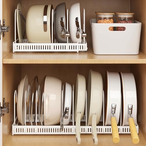 MENGCOOL Organizador de Sartenes Expandible