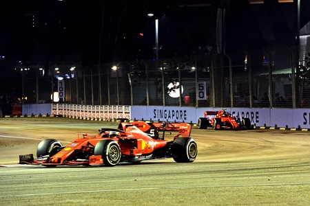 Vettel Leclerc Singapur F1 2019 2