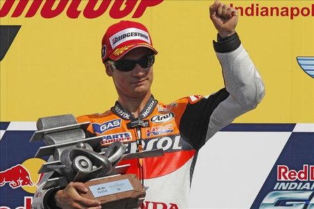 Dani Pedrosa como vencedor