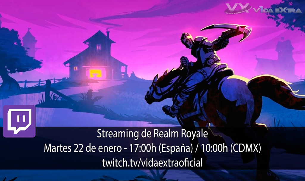 Streaming de Realm Royale a las 17:00h (las 10:00h en CDMX) [finalizado]