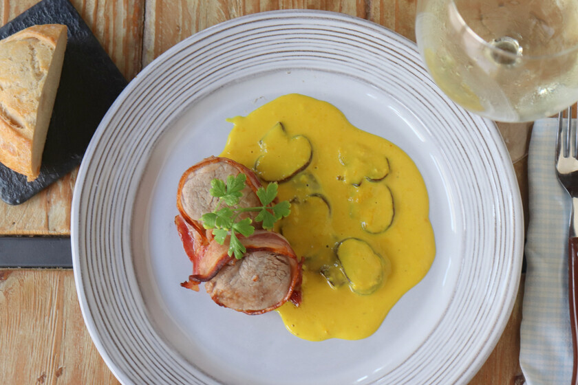 Baked Pork Tenderloin With Poulette Sauce Karlos Arguiñano's Recipe