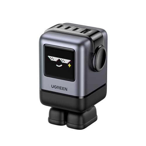 UGREEN Uno 100 W Cargador USB C, GAN Nexode con 4 Puertos