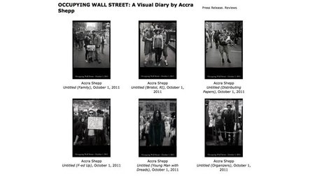 El diario fotográfico de Occupying Wall Street por Accra Shepp