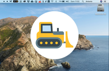 Dozer, una app gratuita y open source para macOS que esconde iconos de la barra de menú