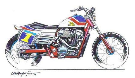 Honda Shadow by Cobra, Dirt Tracker