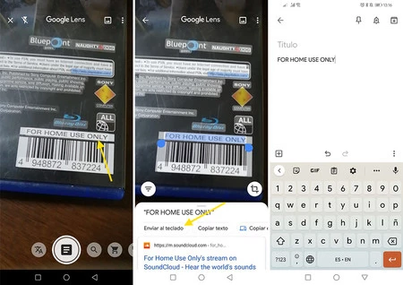 キーボードに送信