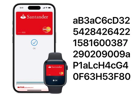 Apple Pay はカードデータを暗号化し、決して同じになることはありません