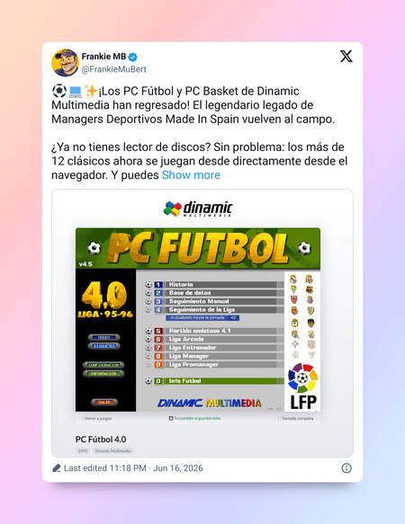Tuit Vuelve Dinamic Pc Futbol