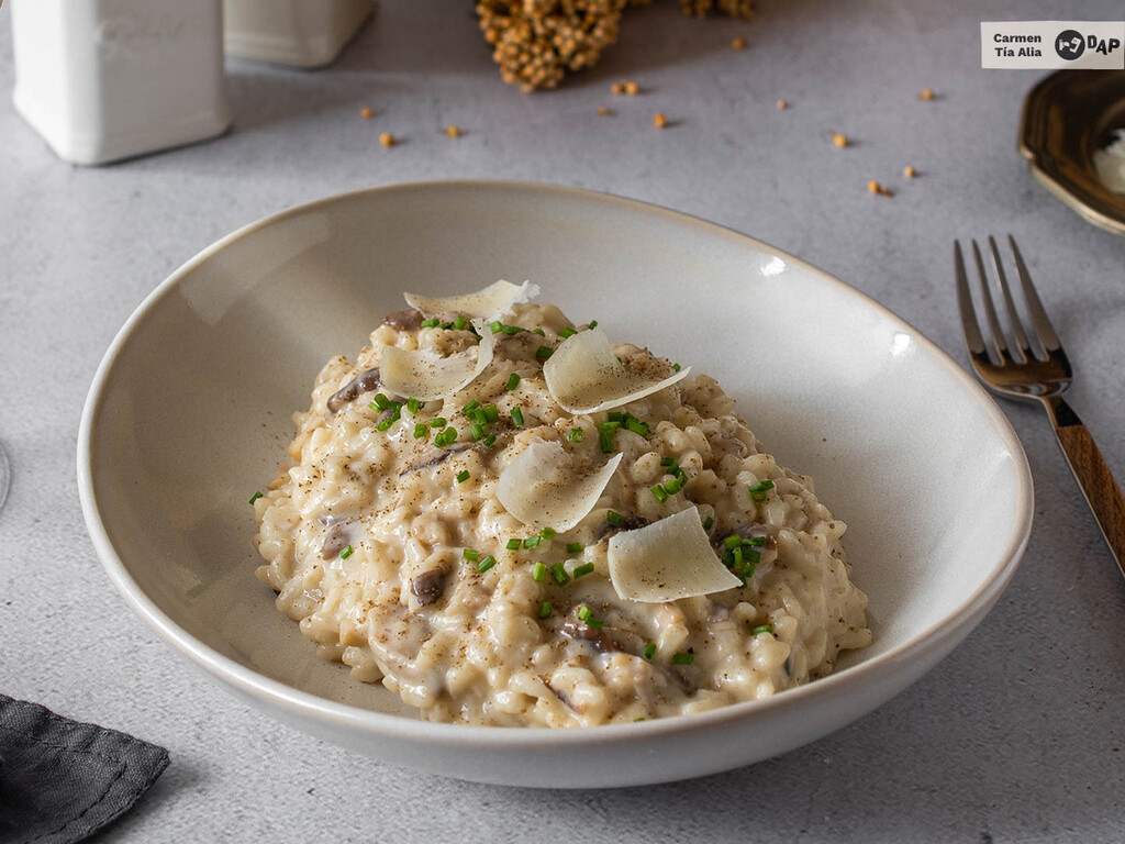 Risotto de setas, la receta que puedes hacer en cualquier momento del año (no solo en temporada)