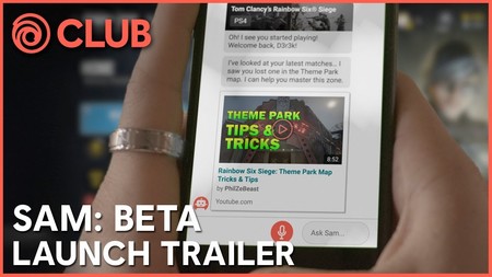 SAM es el "Siri" de Ubisoft que ofrece estadísticas y consejos según nuestros patrones de juego