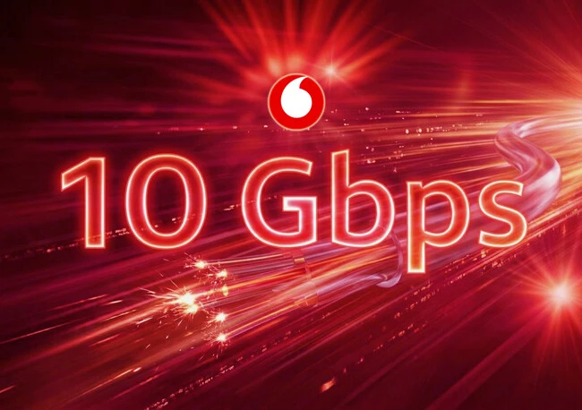 fibra 10 gbps Vodafone