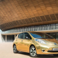 Nissan crea un Leaf dorado para los atletas británicos que se lleven una medalla de oro a casa