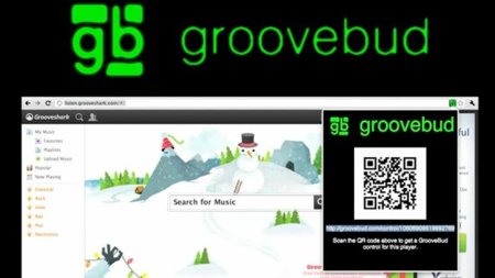 GrooveBud, control remoto de GrooveShark