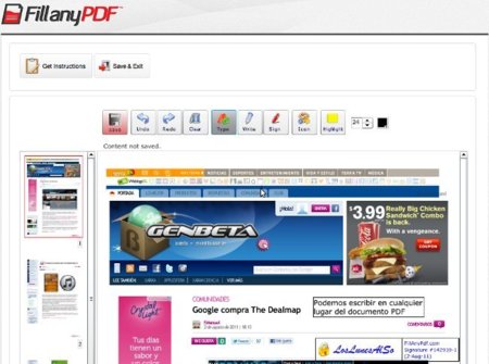 FillanyPDF, nos permite rellenar documentos PDF sin necesidad de imprimirlos