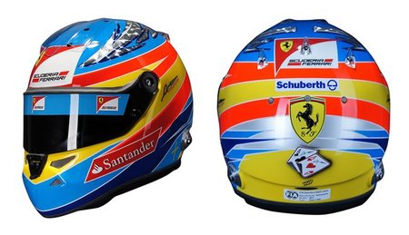 Así es el nuevo casco de Fernando Alonso