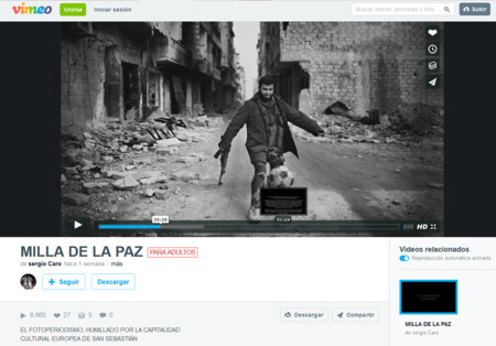 16 fotoperiodistas en pie de guerra contra "La Milla de la Paz" de San Sebastián
