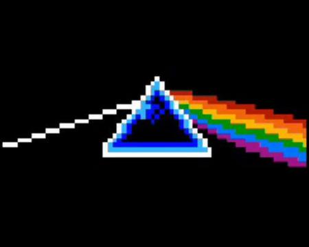Dark Side of the Moon, de los Pink Floyd, convertido al estilo NES. Todo para vosotros