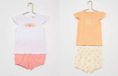 Conjuntos Pantalon Corto Kiabi Bebe