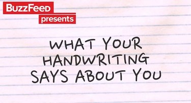 Dime cómo escribes y te diré cómo eres