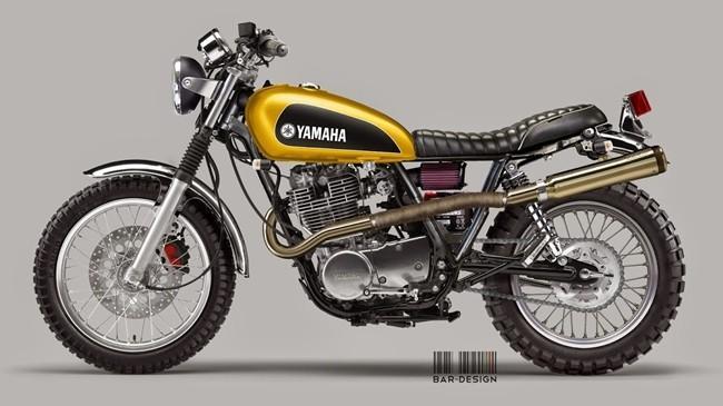 Yamaha SR400 Scrambler by Luca Bar Design