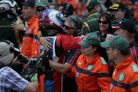 Jolyon Palmer y Paul Jackson Mónaco 2012