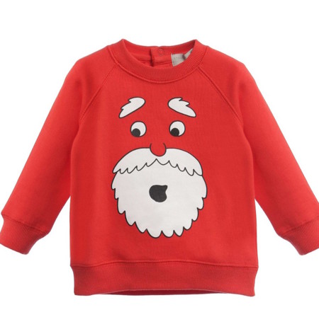 Stella Mccartney Kids Baby Red Father Christmas Billy Sweatshirt 113712 C6d94f6ab82477eeb62f5e1546c77d334601b2ef