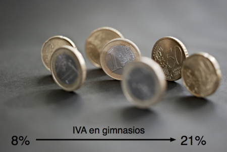 El IVA subirá en los gimnasios del 8 al 21%