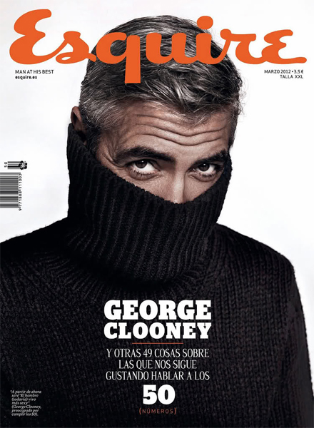 George Clooney más tímido que nunca para Esquire España