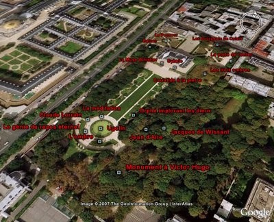 Visita los jardines del Museo Rodin con Google Earth