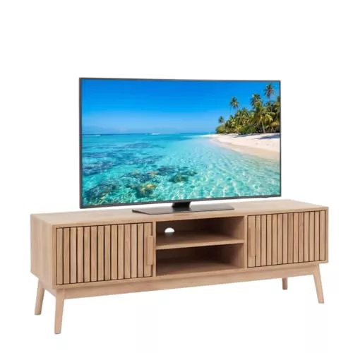 HOME DECO FACTORY, HD0088, Mueble TV Bajo, Modelo Klaus