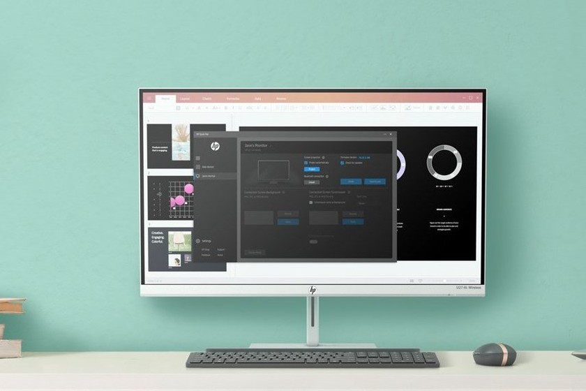 La aplicación HP Quick Pair para Windows desvela el nuevo monitor sin