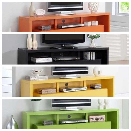 Dale un toque de color a tu salón con este mueble TV por 134,58 euros y envío gratis en eBay 