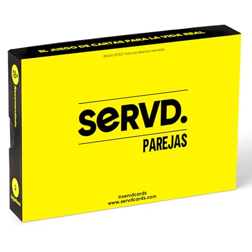 SERVD - Parejas - El divertidísimo Juego de Cartas para Parejas para la Vida Real